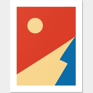 Mountain Mid Century Art Posters and Art